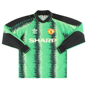 1990-92 Manchester United adidas Torwart-Trikot #1 M