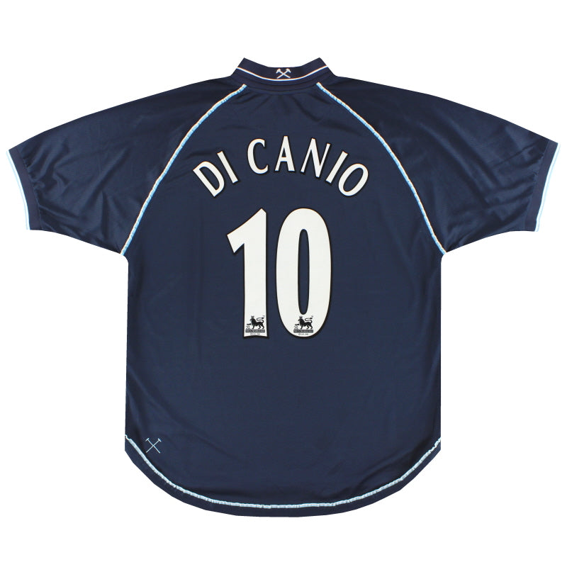 1999-01 West Ham Fila Auswärtstrikot Di Cano #10 XL