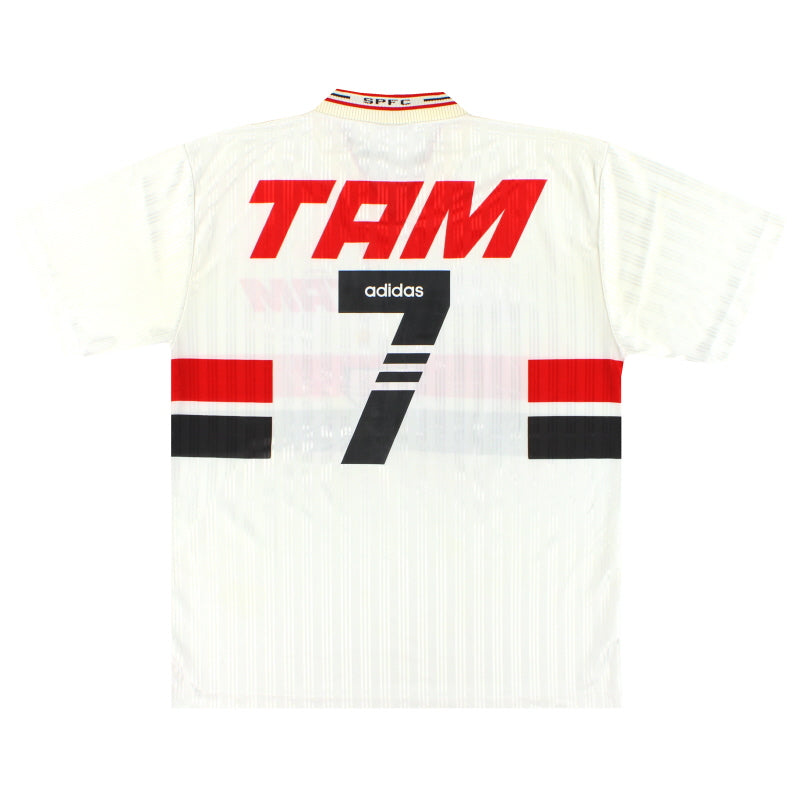 1996 São Paulo adidas Heimtrikot Nr. 7 XL