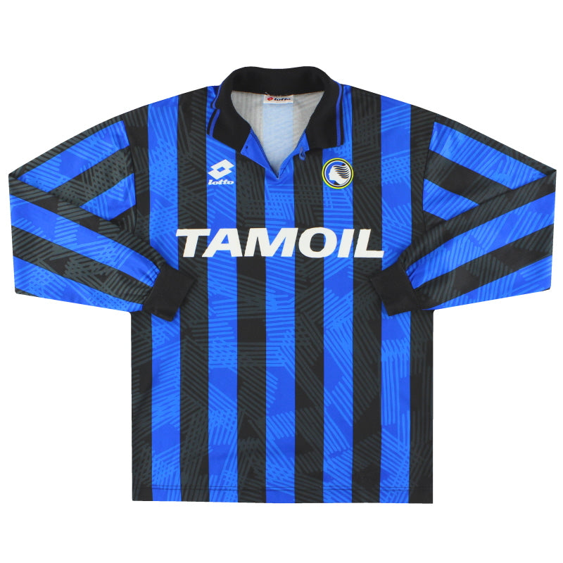 1993-94 Atalanta Lotto Heimtrikot langarm #9 L