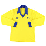 1978-81 Arsenal Umbro Auswärtstrikot Langarm S