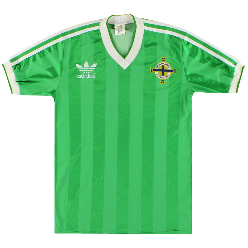 1985-86 Nordirland adidas Heimtrikot S
