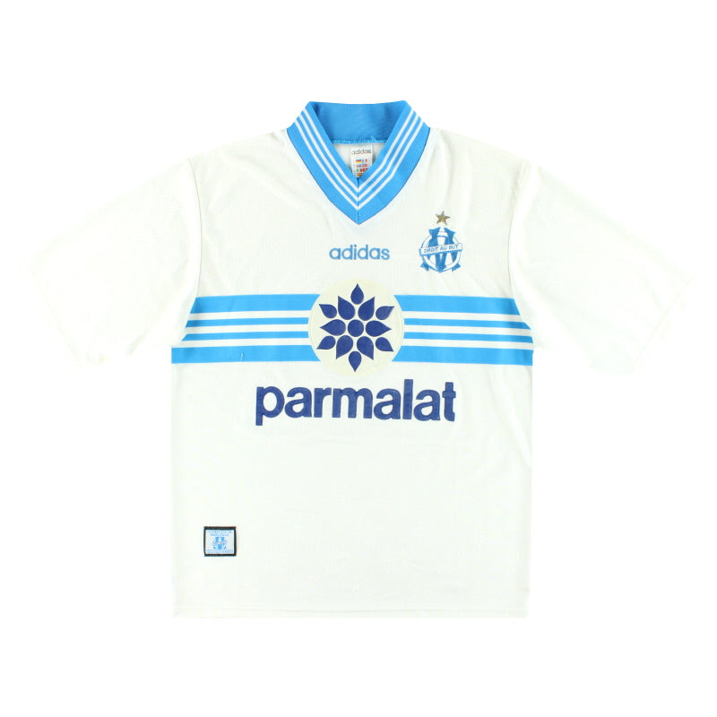 1996-98 Olympique Marseille adidas Heimtrikot M