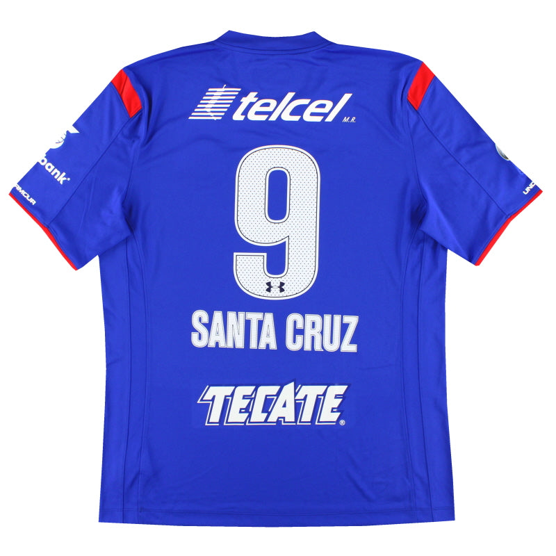 2014-15 Cruz Azul Under Armour Heimtrikot Santa Cruz #9 XL