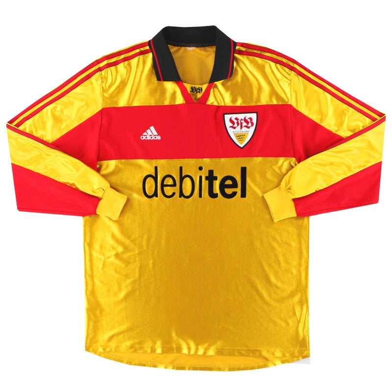1999-01 Stuttgart adidas Spielerversion Auswärtstrikot #8 L/S XL