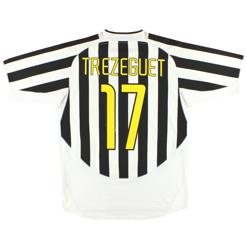 2003-04 Juventus Nike Heimtrikot Trezeguet #17 L