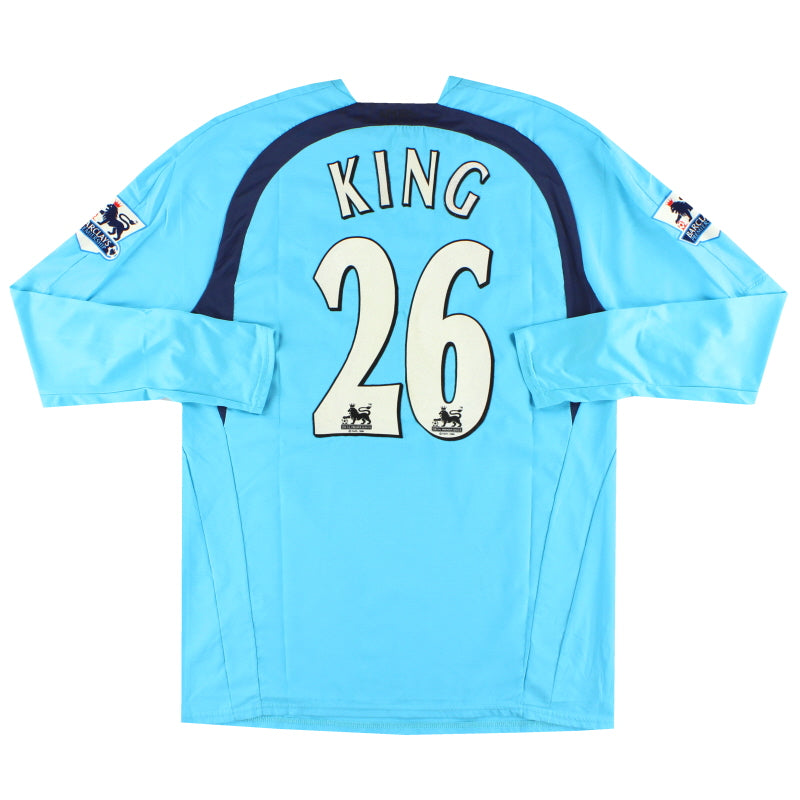 2006-07 Tottenham Puma Player Issue Auswärtstrikot King #26 Langarm XL