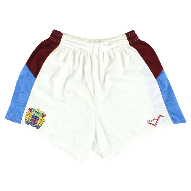 1991-93 Burnley Ribero Auswärtsshorts M