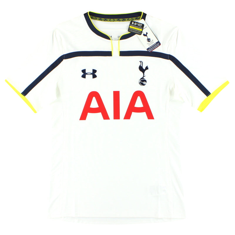 2014-15 Tottenham Under Armour Spielerversion Heimtrikot *mit Etiketten* L