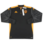 2024-25 Hull City Kappa 1/4 Zip Trainingsoberteil *NEU* S