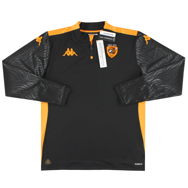 2024-25 Hull City Kappa 1/4 Zip Trainingsoberteil *NEU IN ORIGINALVERPACKUNG* XL