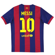 2014-15 Barcelona Nike Home Shirt Messi #10 L.Boys