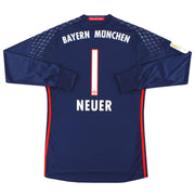 2016-17 Bayern München adidas Torwarttrikot Neuer #1 M