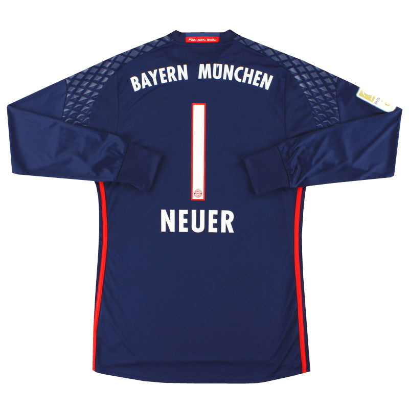 2016-17 Bayern München adidas Torwarttrikot Neuer #1 M