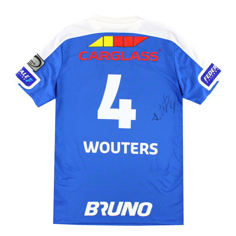 2017-18 Genk Nike Player Issue "Signed" Heimtrikot Wouters #4 L