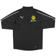 2018-19 Dortmund Puma 1/4 Zip Trainingsoberteil L
