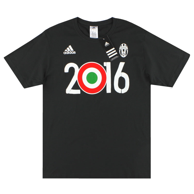2016 Juventus adidas Graphic Tee *neu mit Etikett* L