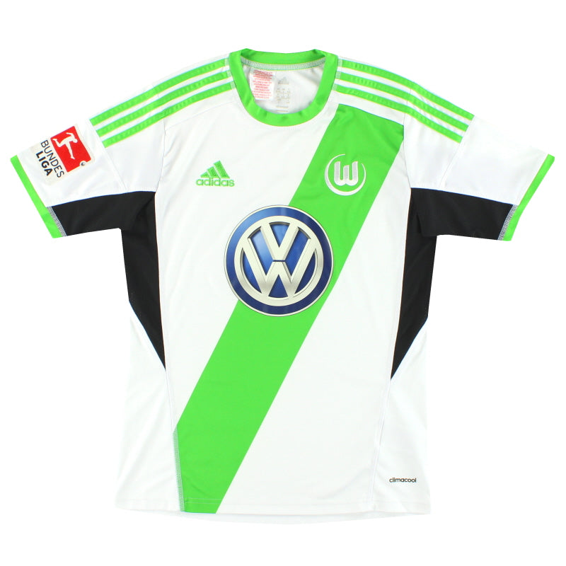 2013-14 Wolfsburg adidas Heimtrikot Gr. L.Jungen