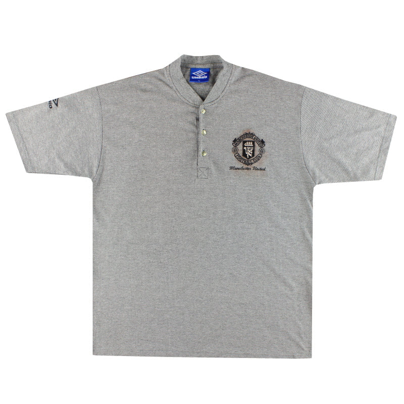 1996-97 Manchester United Umbro Poloshirt XL