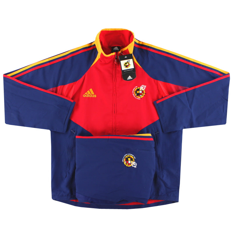 2004-06 Spanien adidas Präsentations-Trainingsanzug *m. Etikett* L