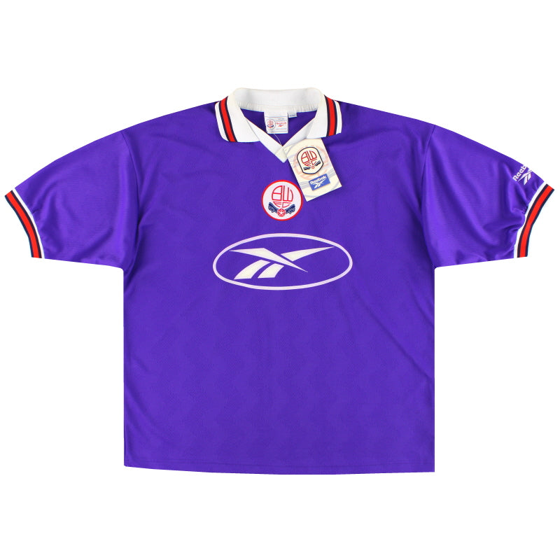 1997-98 Bolton Reebok Auswärtstrikot *m. Etiketten* XL
