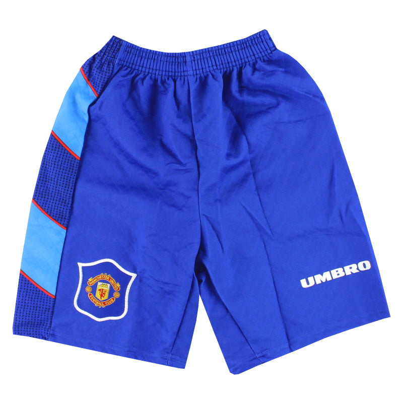 1996-97 Manchester United Umbro Torwartshorts *Wie Neu* Y