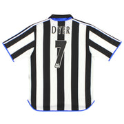 1999-00 Newcastle adidas Heimtrikot Dyer #7 L
