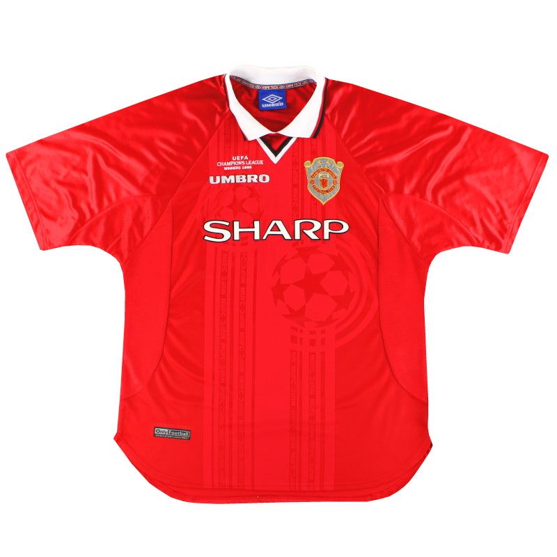 1999-00 Manchester United Umbro CL Sieger-Trikot M