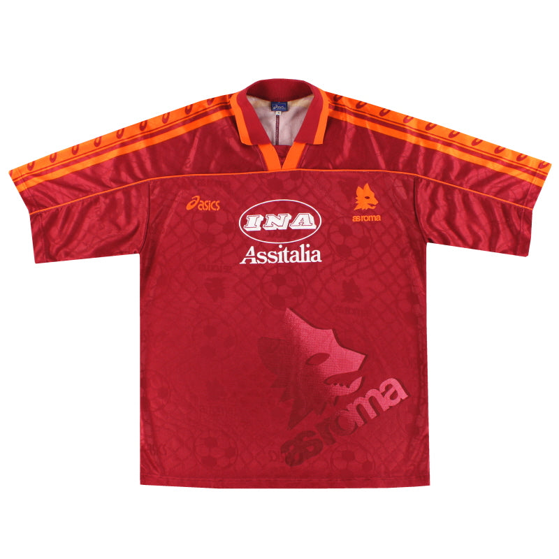 1995-96 Roma Asics Heimtrikot XL