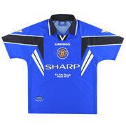 1996-97 Manchester United Umbro 'Champions' Auswärtstrikot L