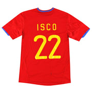 2009-10 Spanien adidas Heimtrikot Isco #22 XL.Jungen