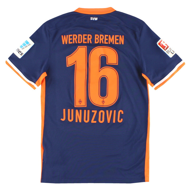 2015-16 Werder Bremen Nike Auswärtstrikot Junuzovic #16 S