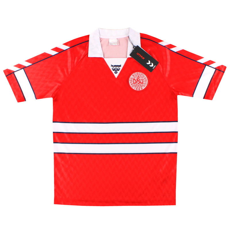 1988 Dänemark Hummel 'Euro 88' Icon Trikot *BNIB* L