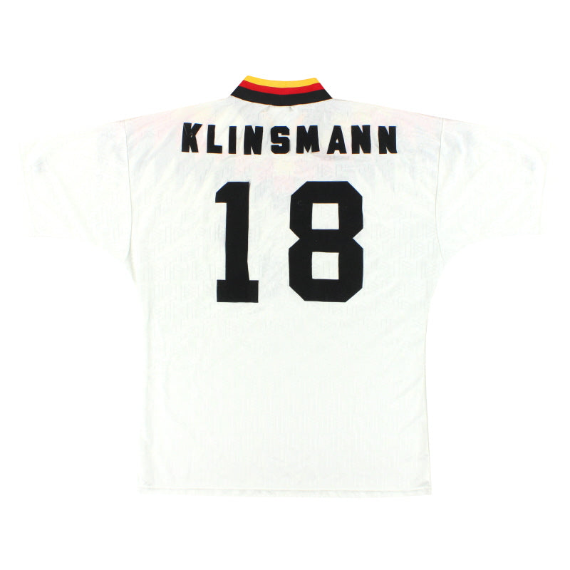 1994-96 Deutschland adidas Heimtrikot Klinsmann #18 L