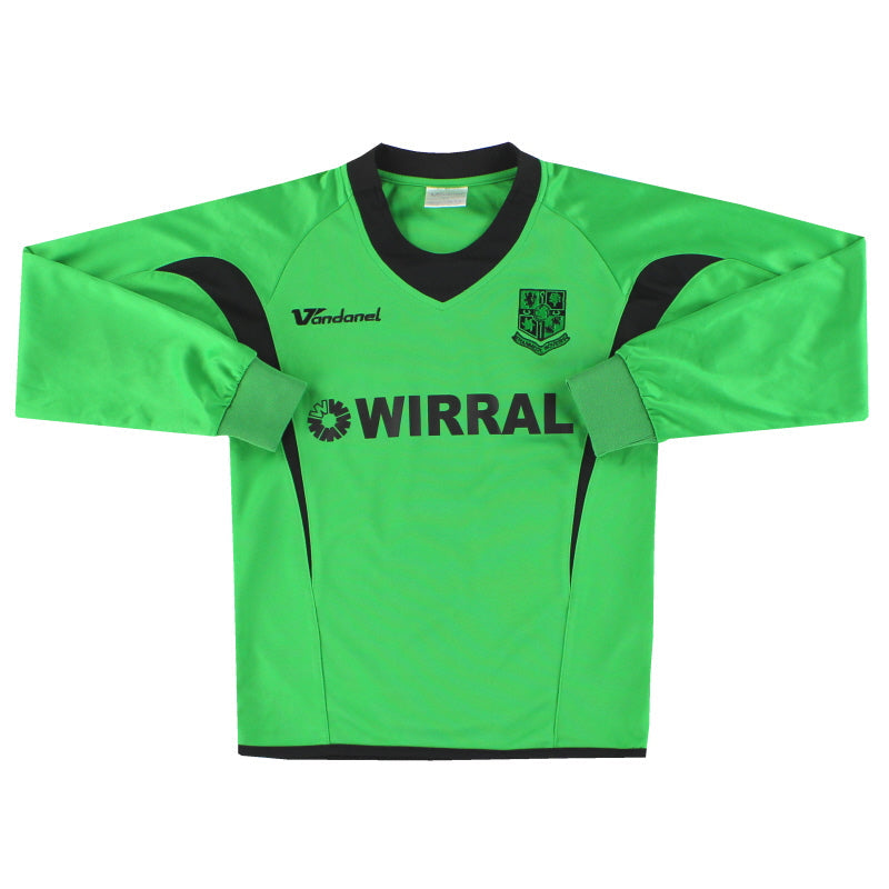 2009-10 Tranmere Rovers Vandanel Torwarttrikot Gr. S, Jungen