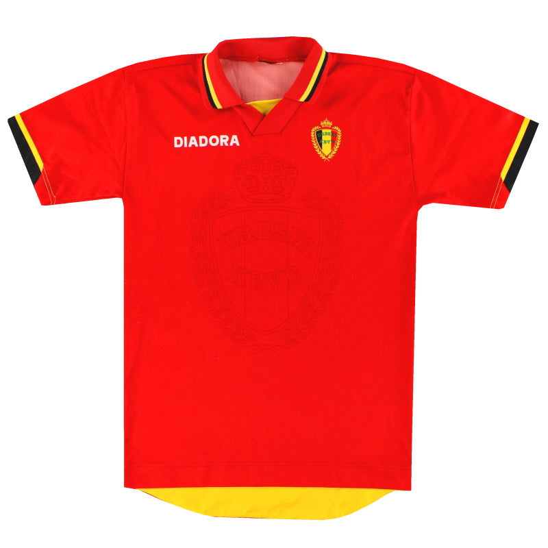 1996-97 Belgien Diadora Heimtrikot Y