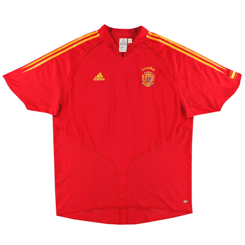 2004-06 Spanien Heimtrikot adidas *Neuwertig* XXL