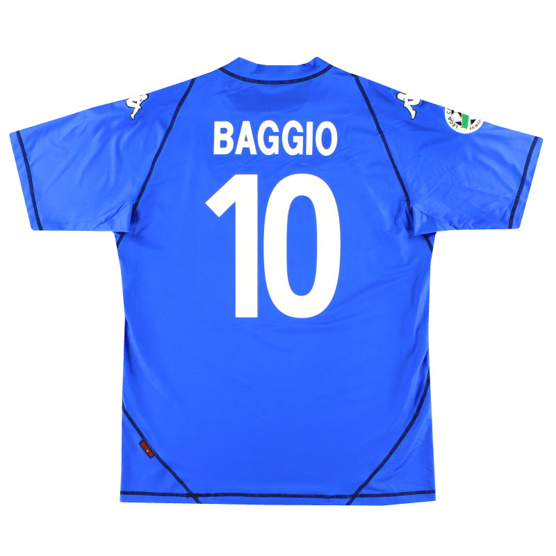 2003-04 Brescia Kappa Heimtrikot Baggio #10 *Neuwertig* L