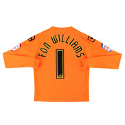 2011-12 Tranmere Rovers Carbrini Torwarttrikot Fon Williams #1 Gr. M. Jungen