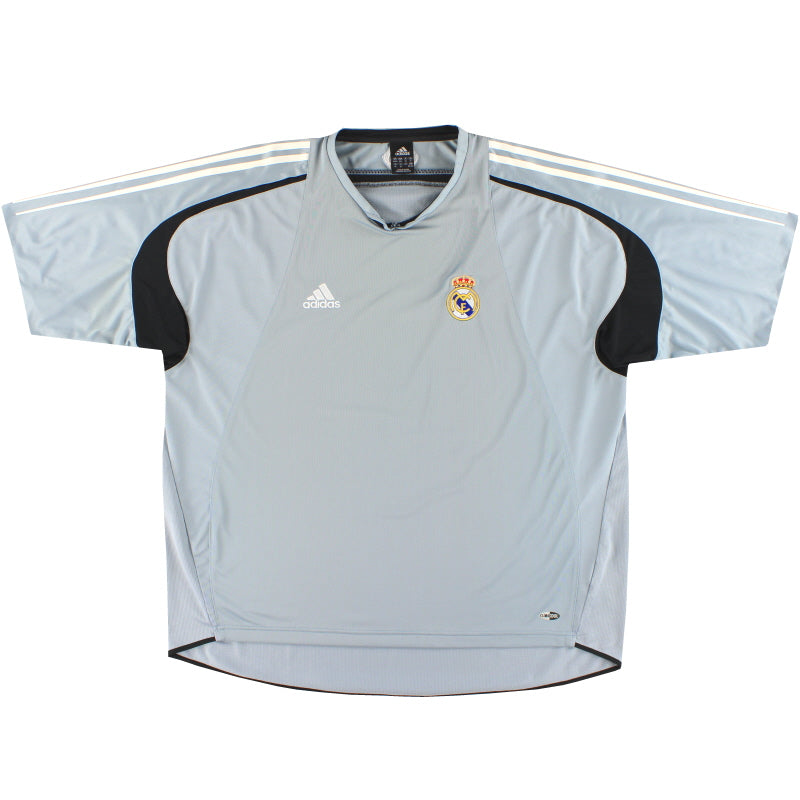 2004-05 Real Madrid adidas Trainingsshirt XXL