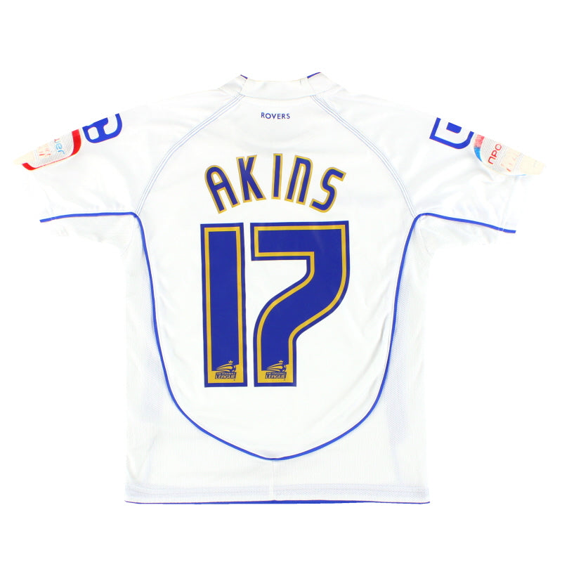 2011-12 Tranmere Rovers Carbrini Heimtrikot Akins #17 Gr. M. Jungen