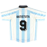 1998-99 Argentinien adidas Heimtrikot Batistuta #9 XL