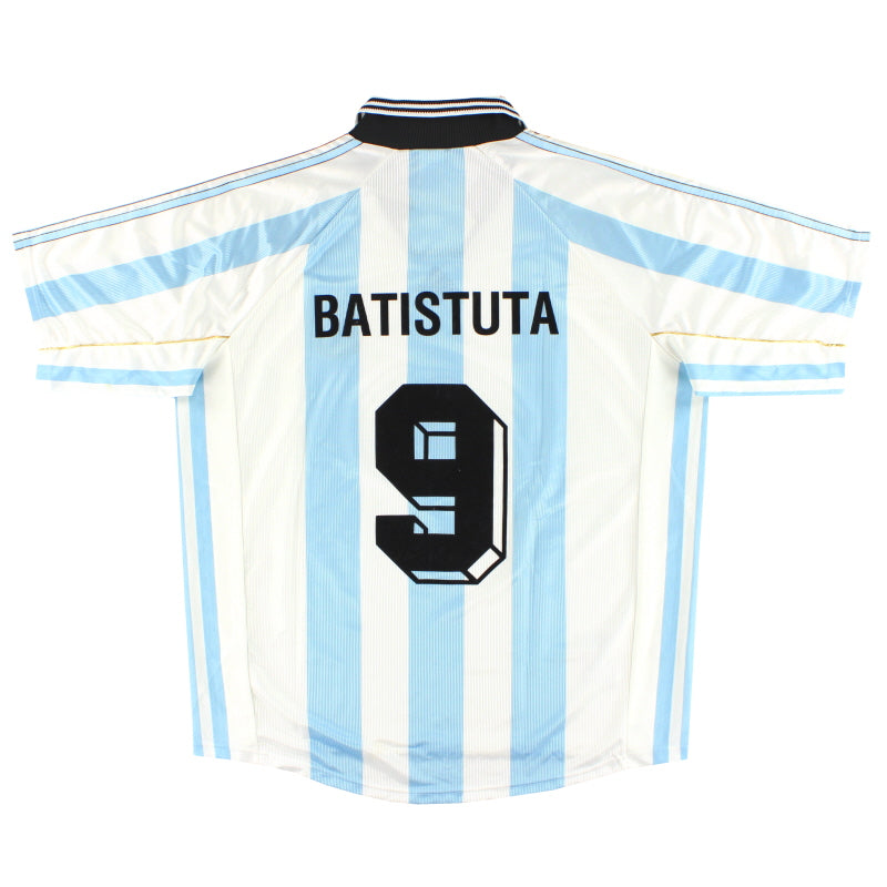 1998-99 Argentinien adidas Heimtrikot Batistuta #9 XL