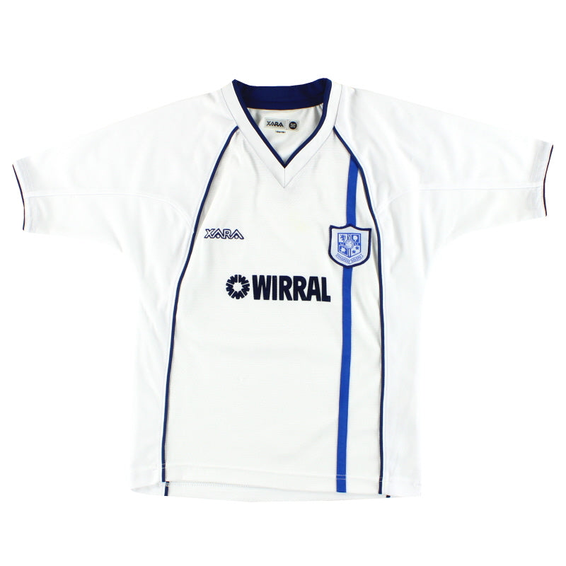 2002-04 Tranmere Rovers Heimtrikot Knaben M