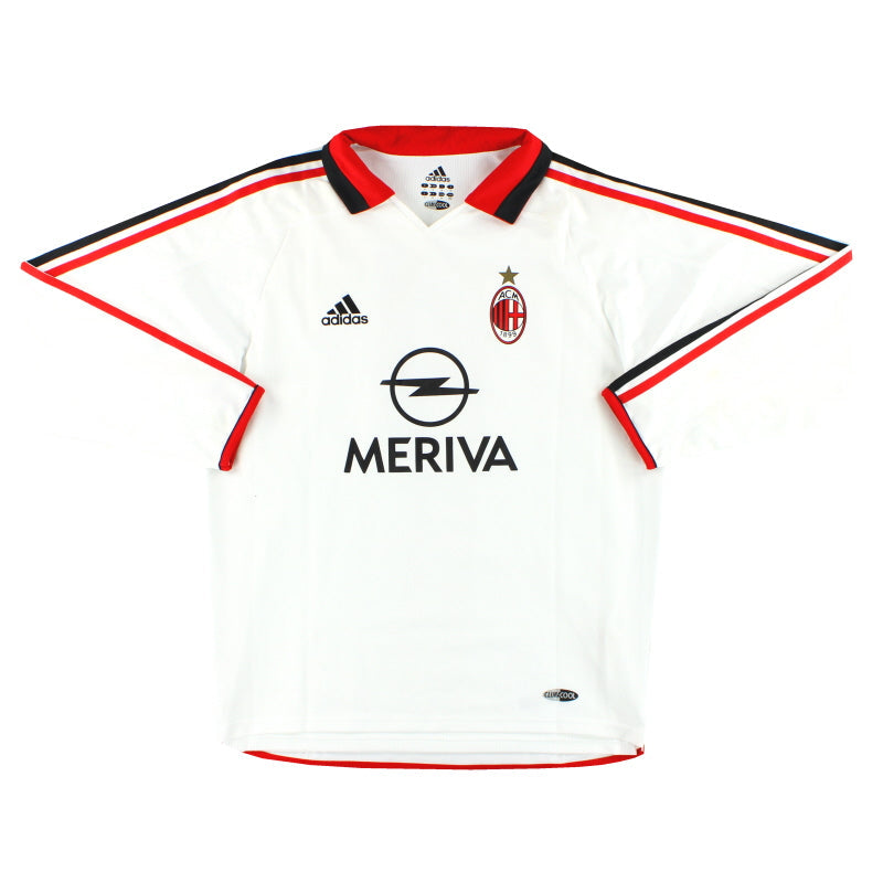 2003-04 AC Mailand adidas Spieler-Auswärts-Trikot #4 L/S *Neuwertig* M