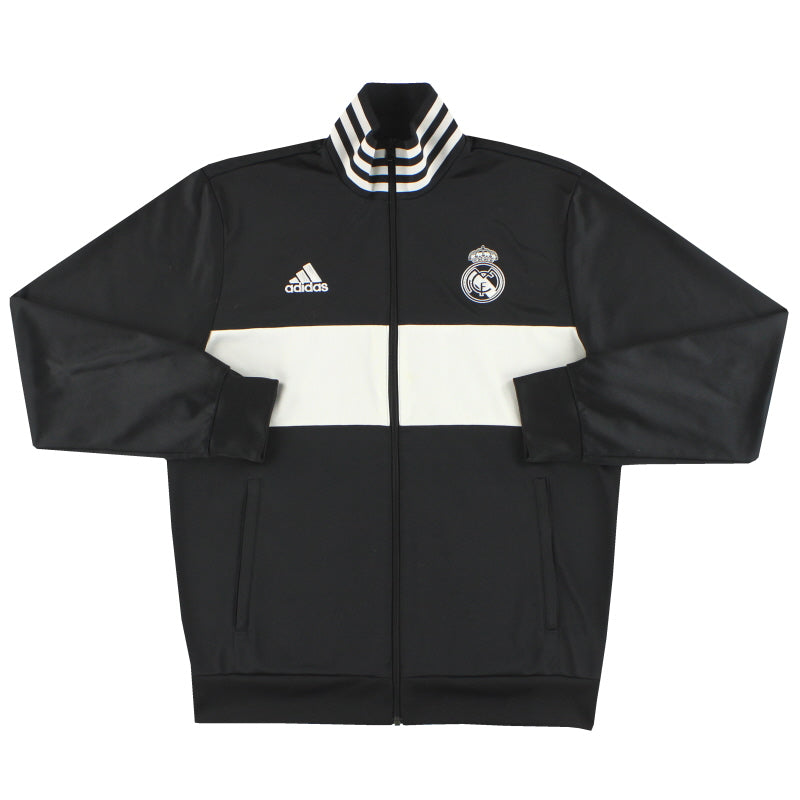 2018-19 Real Madrid adidas 3-Streifen Trainingsjacke L