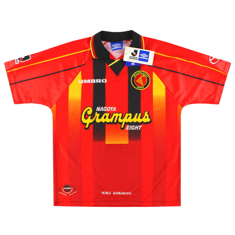 1996-98 Nagoya Grampus Eight Umbro Heimtrikot *m. Etiketten* S