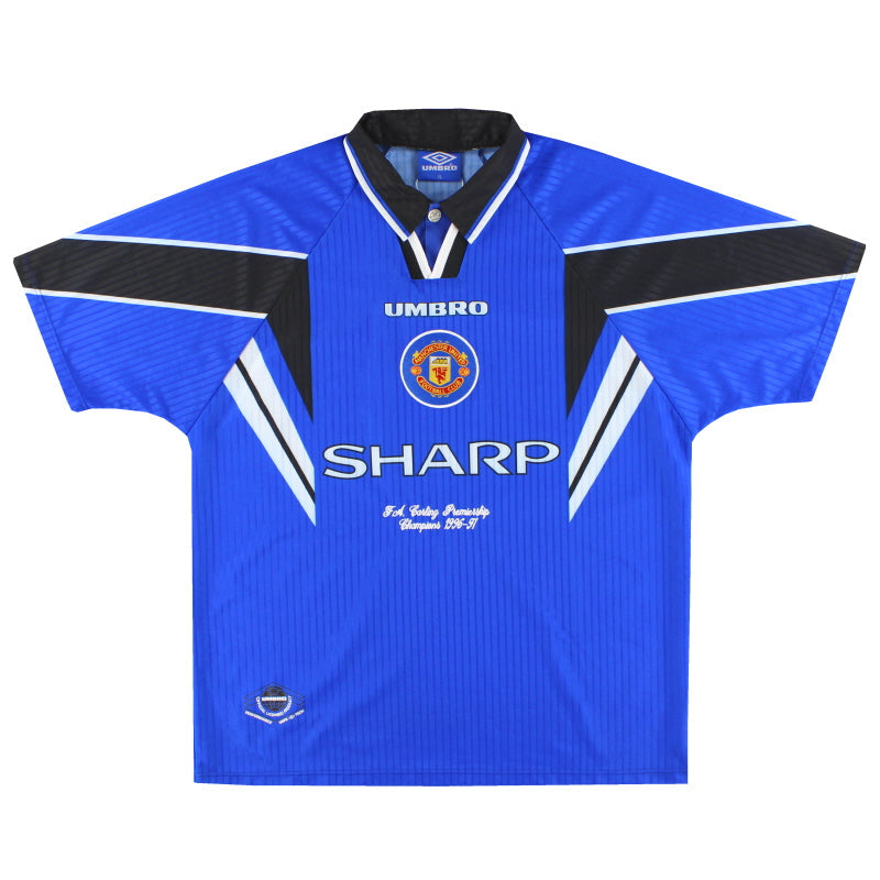 1996-97 Manchester United Umbro 'Champions' Ausweichtrikot XL