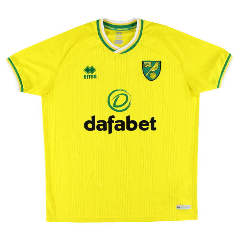 2020-21 Norwich City Errea Heimtrikot M
