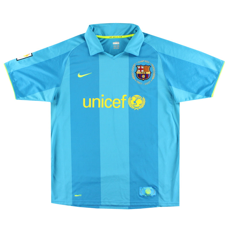 2007-08 Barcelona Nike Auswärtstrikot XXL